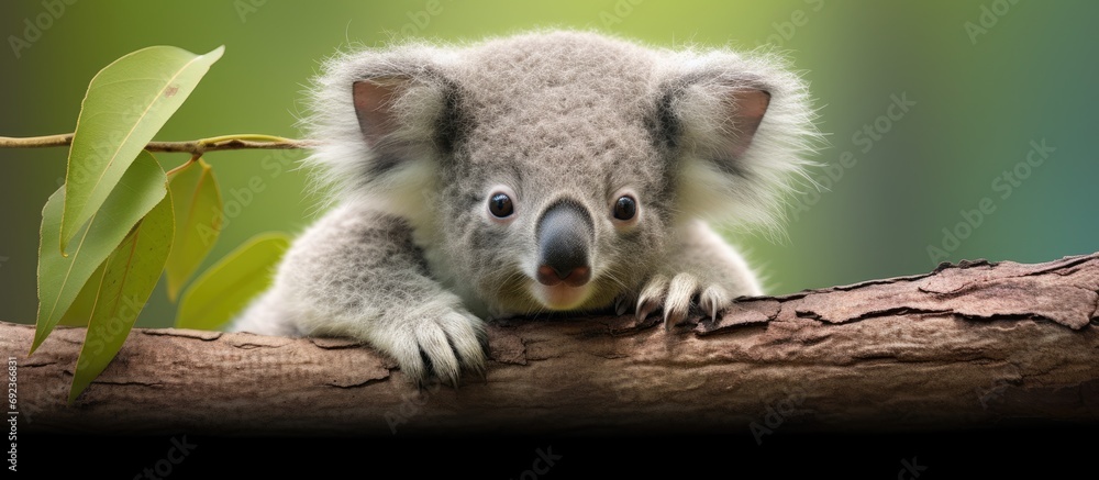 Fototapeta premium Baby koala on a branch
