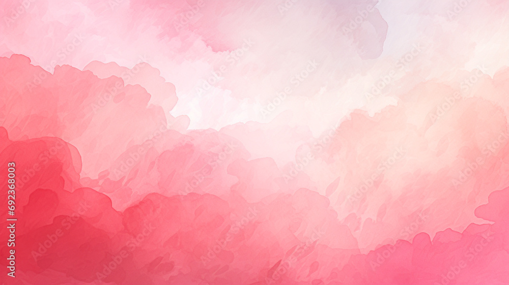 Watercolor Backgrounds: Soft and Pale Pink and Red