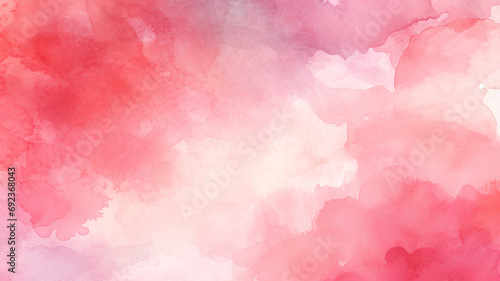 Watercolor Backgrounds: Soft and Pale Pink and Red