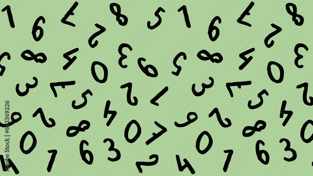 template with the image of keyboard symbols. a set of numbers. Surface template. Pastel yellow green background. Horizontal image. template with the image of keyboard symbols. a set of numbers. Surface template. Pastel yellow green background. Horizontal image.
