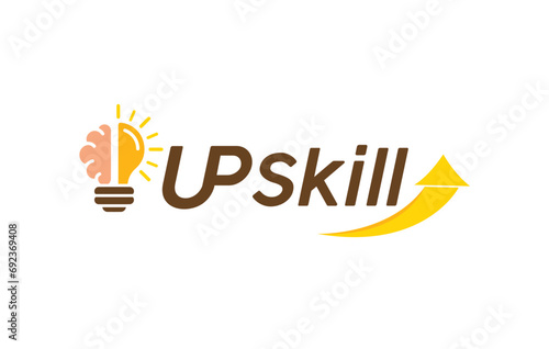 (Upskill) professional logo brand identity