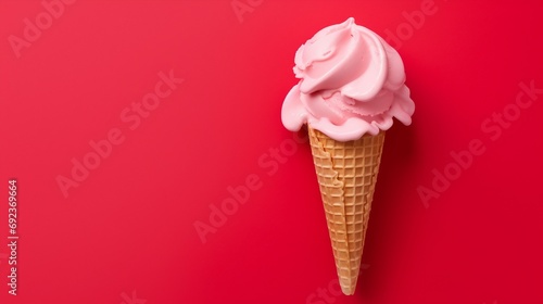 Creamy Strawberry Ice-cream Delight
