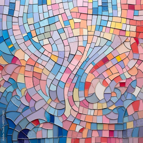 Farbiges Mosaik