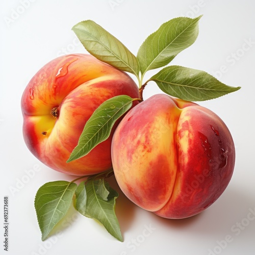 peach,watercolor,white background