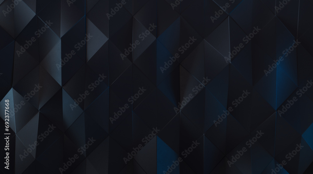 Random shifted Wall background with tiles. Futuristic, triangle tile pattern Wallpaper with 3D. 3D Render Random shifted Wall background with tiles. Futuristic, triangle tile pattern Wallpaper with 3D. 3D Render