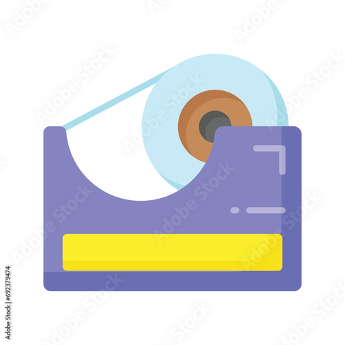 Check this amazing icon of tape dispenser in trendy style