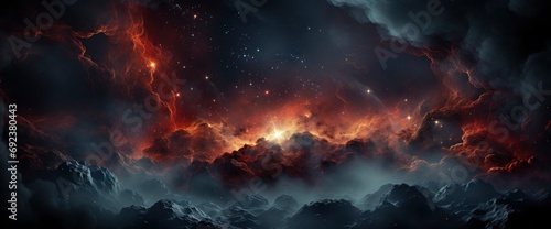 Red Galaxy Deep Space Elements This , Background Banner HD