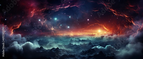 View Universe Stars Amazing Colorful Deep , Background Banner HD
