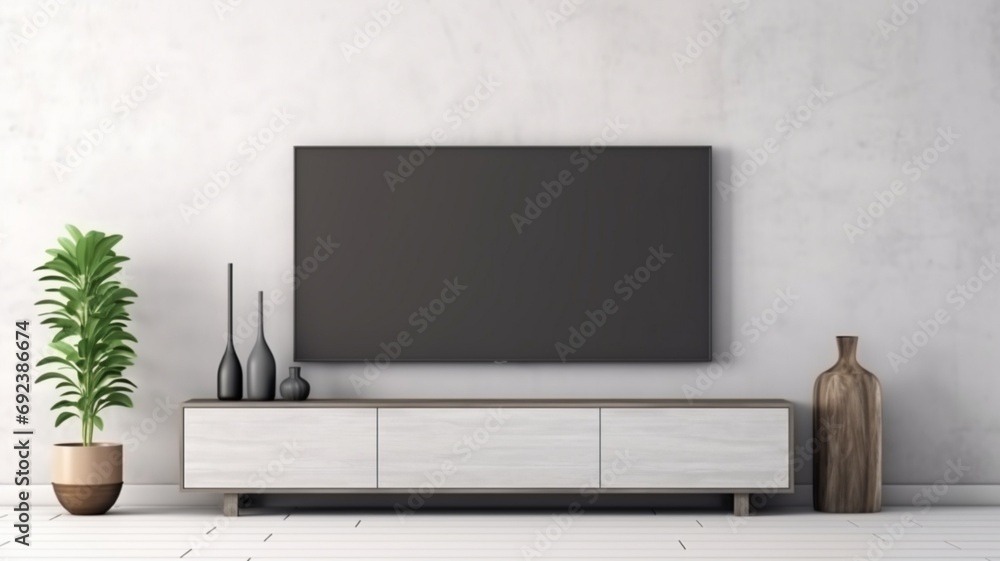 modern living room. generative ai