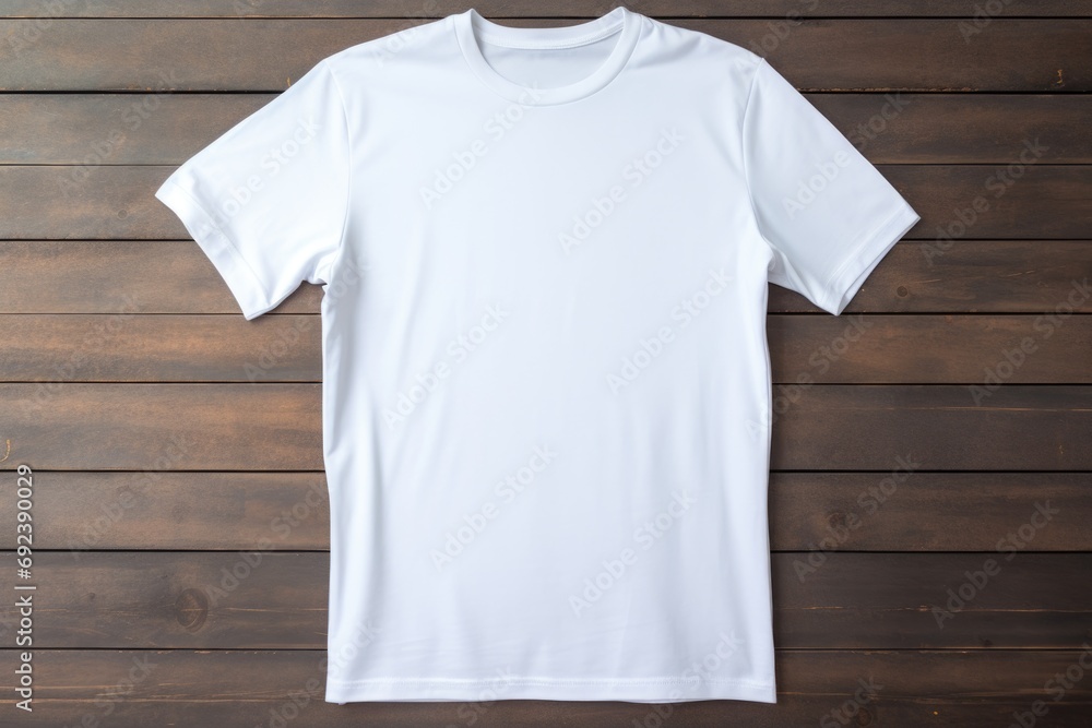 Mock-up of a white T-shirt Mock-up of a white T-shirt