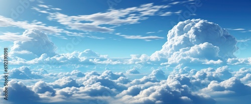 Beautiful Clouds Blue Sky Background Nature , Background Banner HD © Alex Cuong