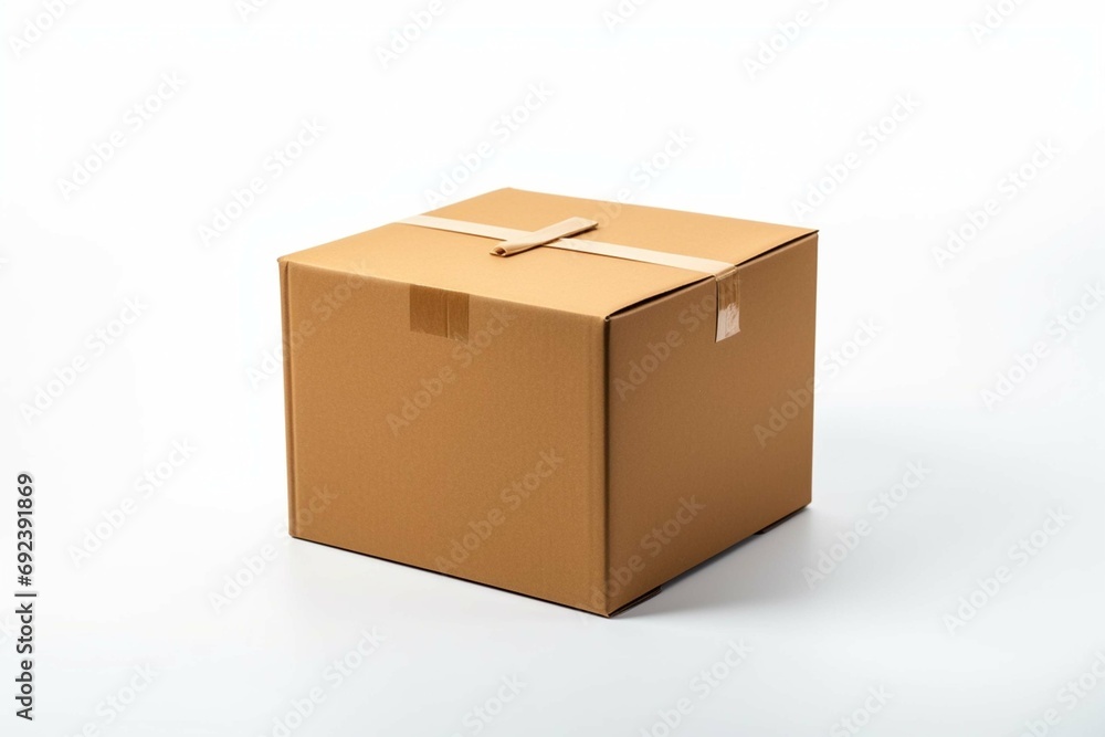 Unboxing Surprise isolated on a white background