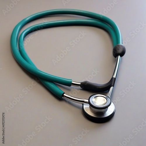 stethoscope on white