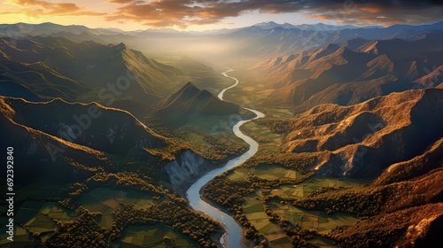 geology v shaped valley illustration landscape mountains, formation water, rock steep geology v shaped valley photo