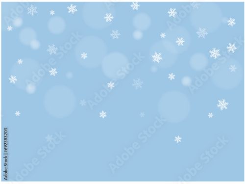 静かに雪のふるイメージの背景画像