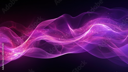 Electric Waves in Radiant Orchid