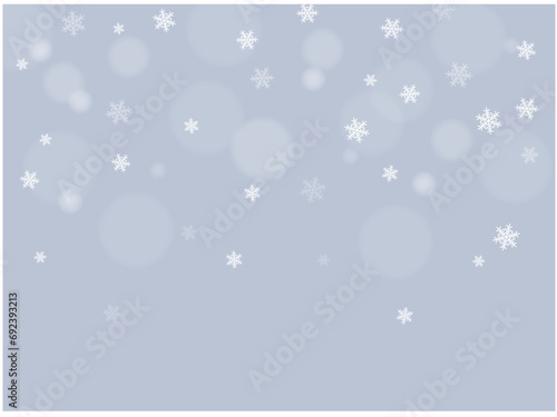 静かに雪のふるイメージの背景画像