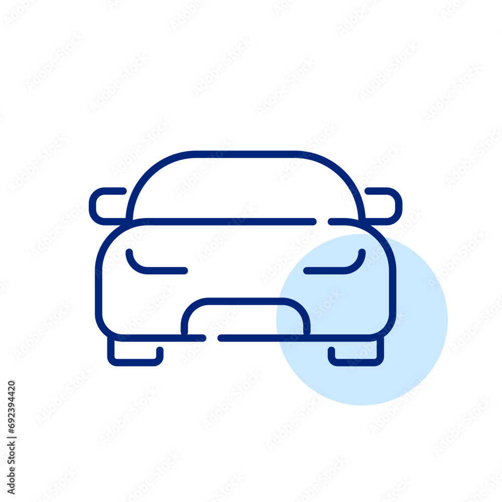 Car icon. Pixel perfect design Car icon. Pixel perfect design
