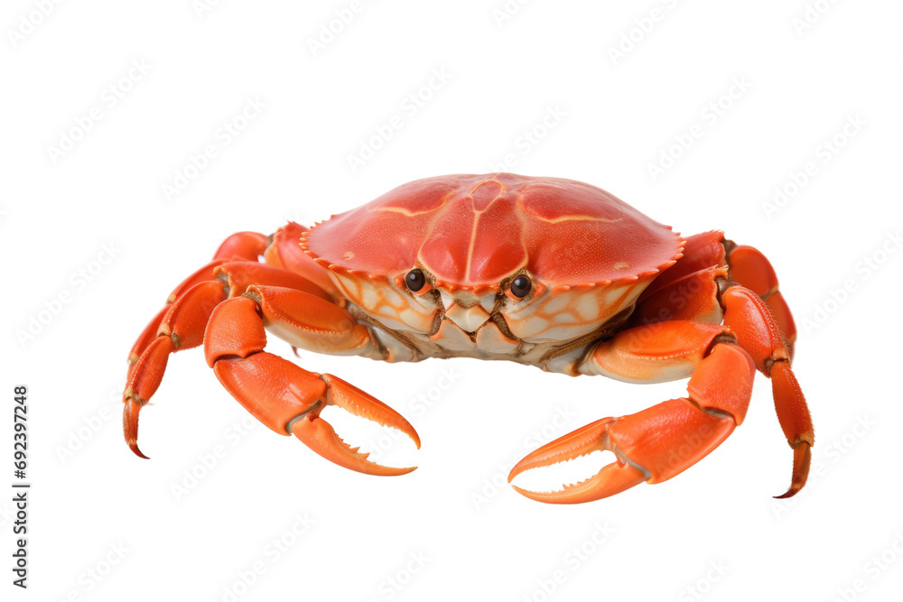 Crab Carnival: Festive Flavors from the Ocean's Bounty isolated on transparent background