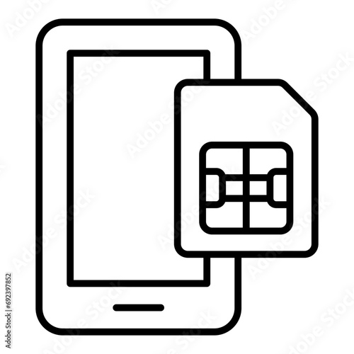 Phone Sim Icon
