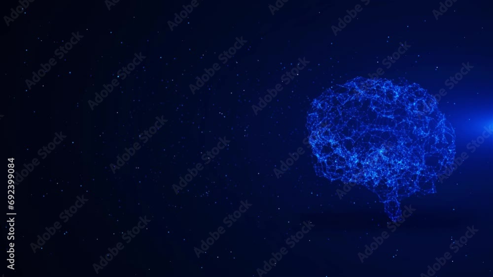 4K Intelligent AI learning system. Concept of data algorithms, learning and development of AI in medicine health. Cyber intelligent brain cyberpunk cyberspace. Innovative technology Machine learning 4K Intelligent AI learning system. Concept of data algorithms, learning and development of AI in medicine health. Cyber intelligent brain cyberpunk cyberspace. Innovative technology Machine learning