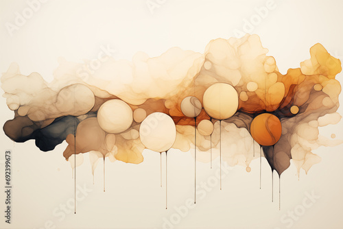 A visual representation of the elements, with earthy tones and fluid forms evoking a natural and organic aesthetic.