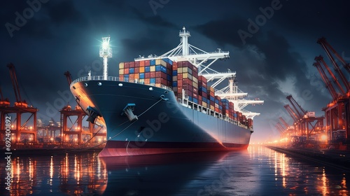 transportation export ship cargo illustration logistics trade, international freight, import ation transportation export ship cargo