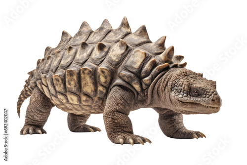 Cretaceous Clubber: A Closer Look at Ankylosaurus isolated on transparent background © Cool Free Games