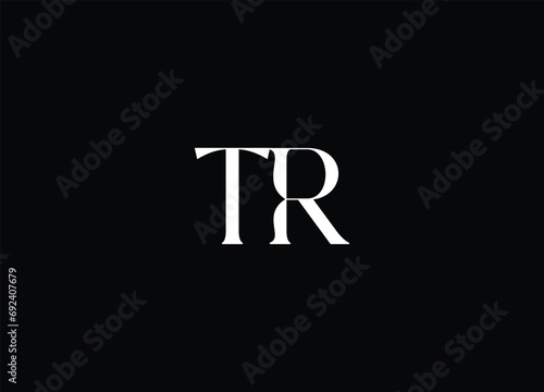 TR letter logo design and initial logo