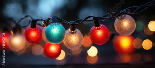 Christmas Lights concept background