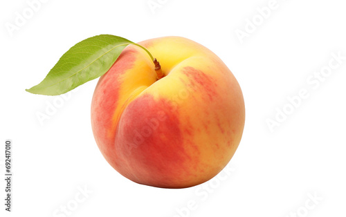 Peach Delight On Transparent Background
