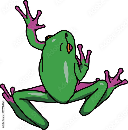 カエル（frog）(eps)