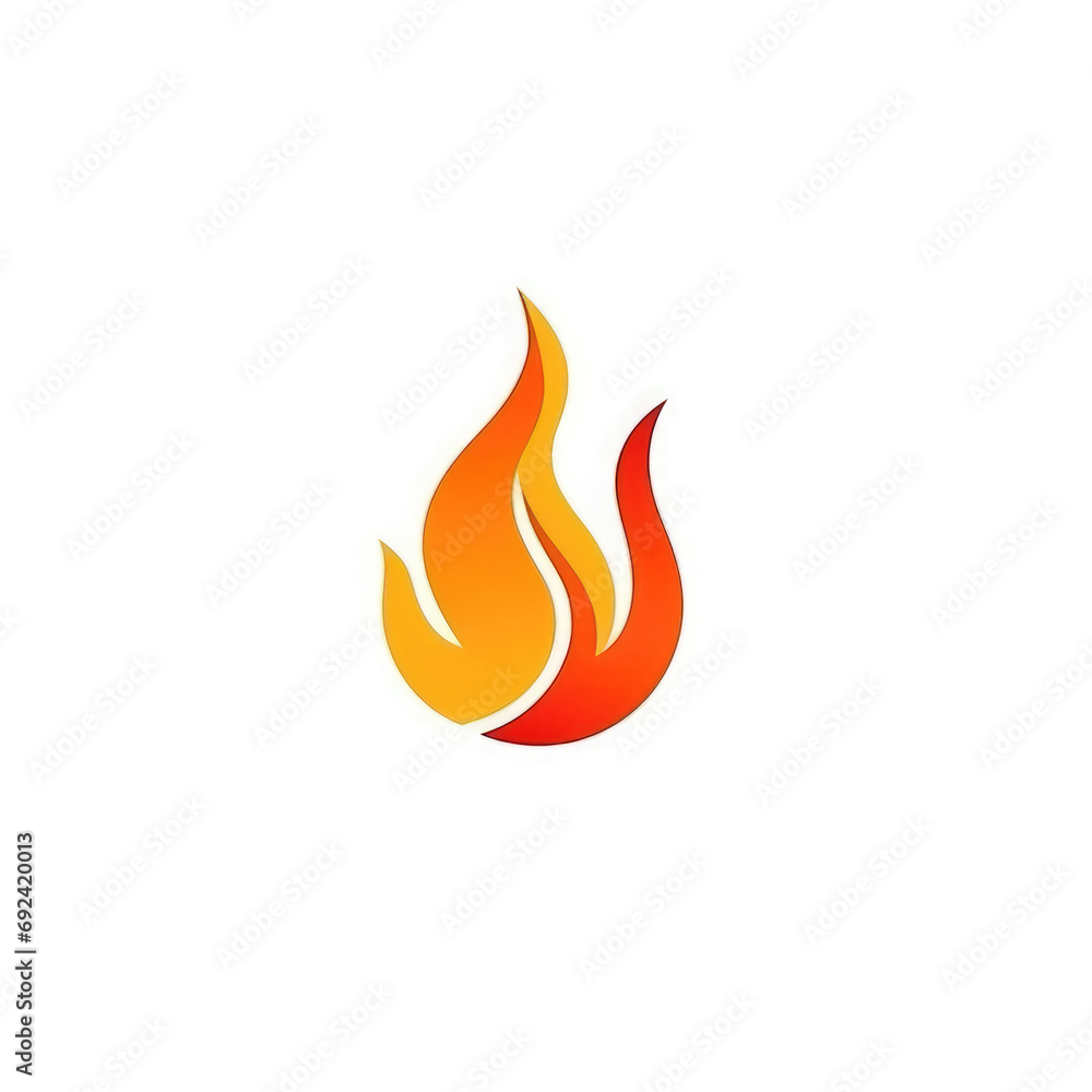 Fire flame icon and logo isolated on a white background. Campfire symbol, flammable and hot danger sign, combustion energy concept Fire flame icon and logo isolated on a white background. Campfire symbol, flammable and hot danger sign, combustion energy concept