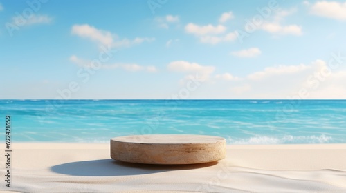 Summer sand and tropical sea background