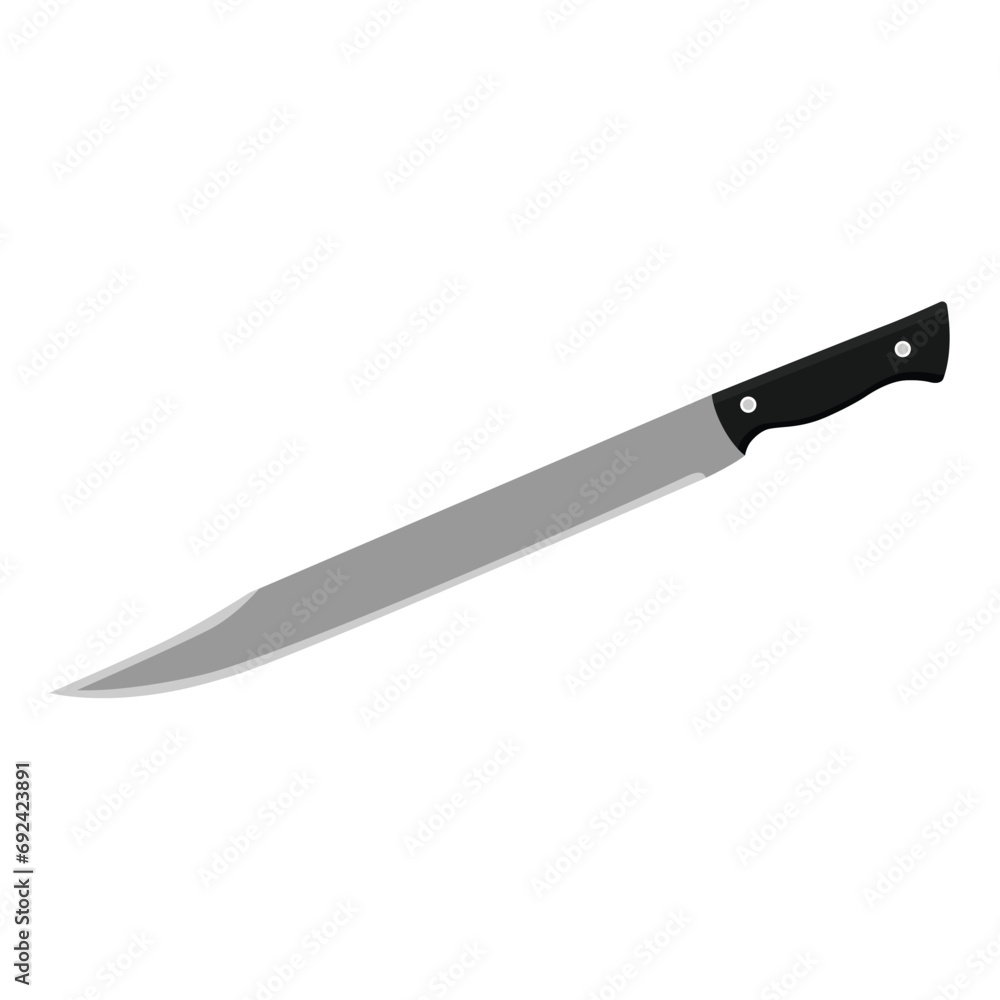 Machete vector isolated on white background Machete vector isolated on white background