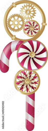 Chocolate factory elements of mechanisms and candies