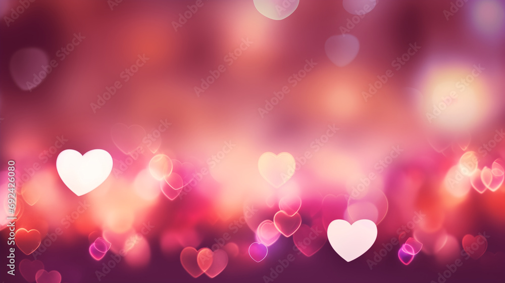 Love and heart abstract background 