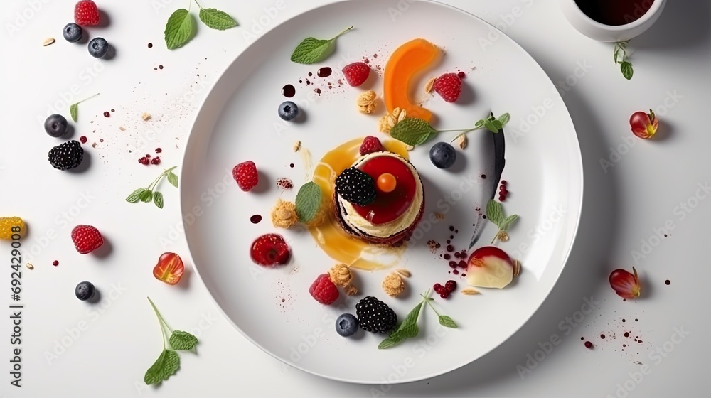plate with fruits plate with fruits