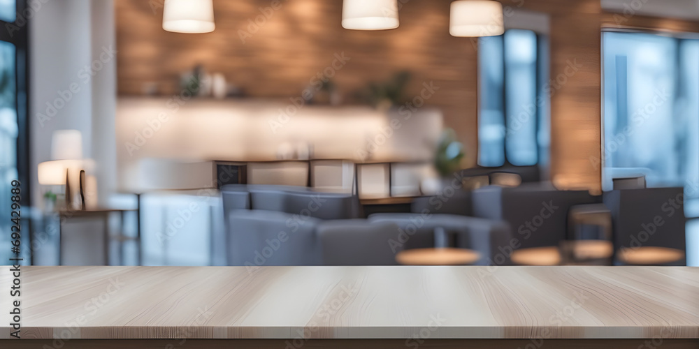Empty table with abstract blurred background. blur living room. for product display. Empty table with abstract blurred background. blur living room. for product display.