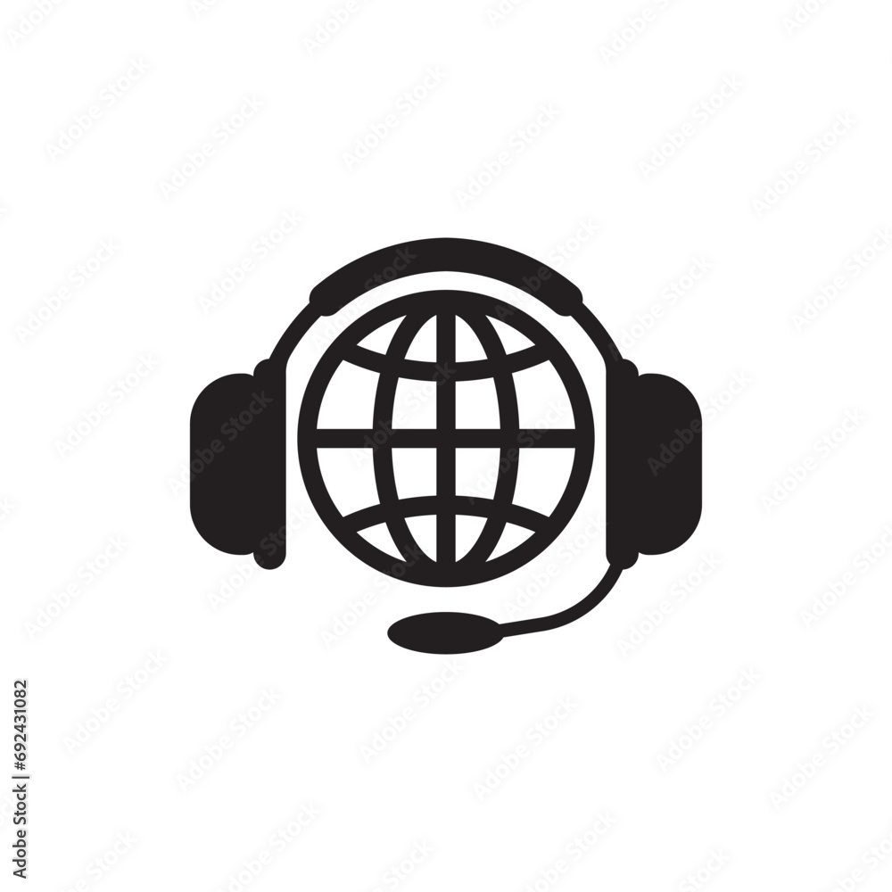 Call center logo icon, vector illustration design Call center logo icon, vector illustration design