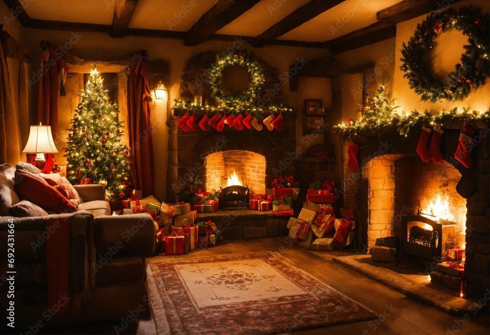 fireplace with christmas decorations fireplace with christmas decorations