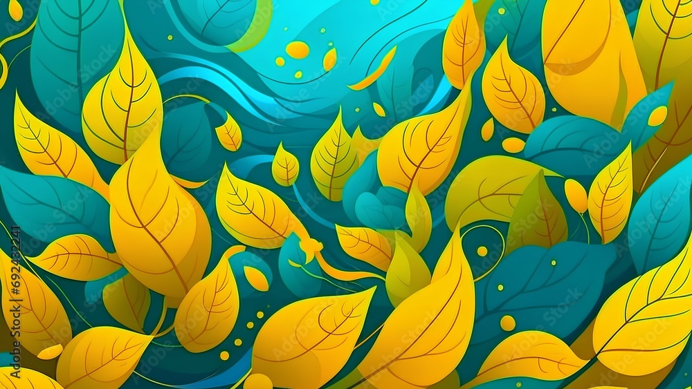 pattern with yellow flowers pattern with yellow flowers