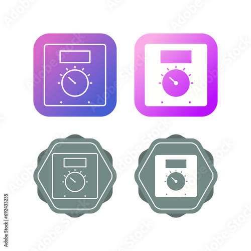 Thermoregulator Vector Icon