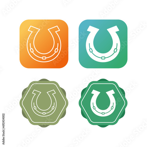 Horse Shoe Vector Icon