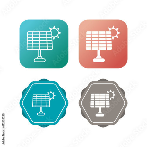 Solar Panel Vector Icon