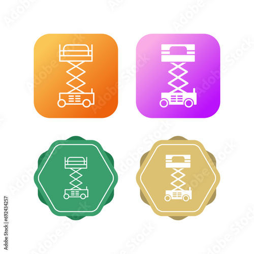 Lifter Crane Vector Icon