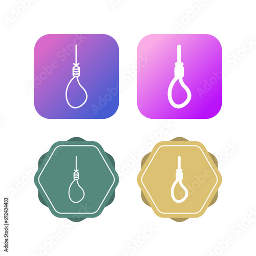 Noose Vector Icon