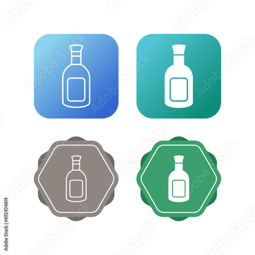 Drink Bottle Vector Icon