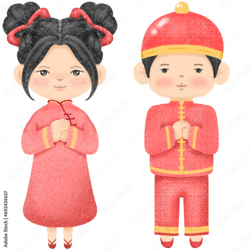 Chinese New Year Clip Art Set