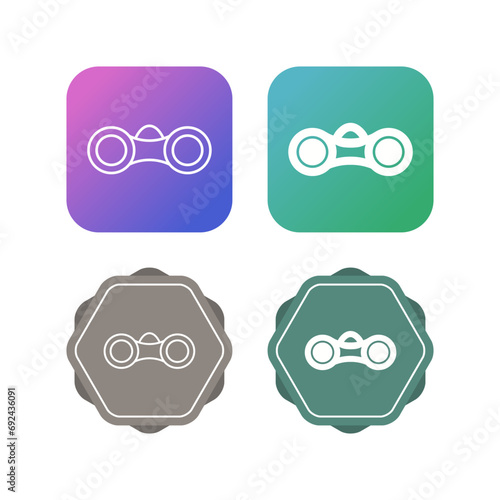 Binoculars Vector Icon